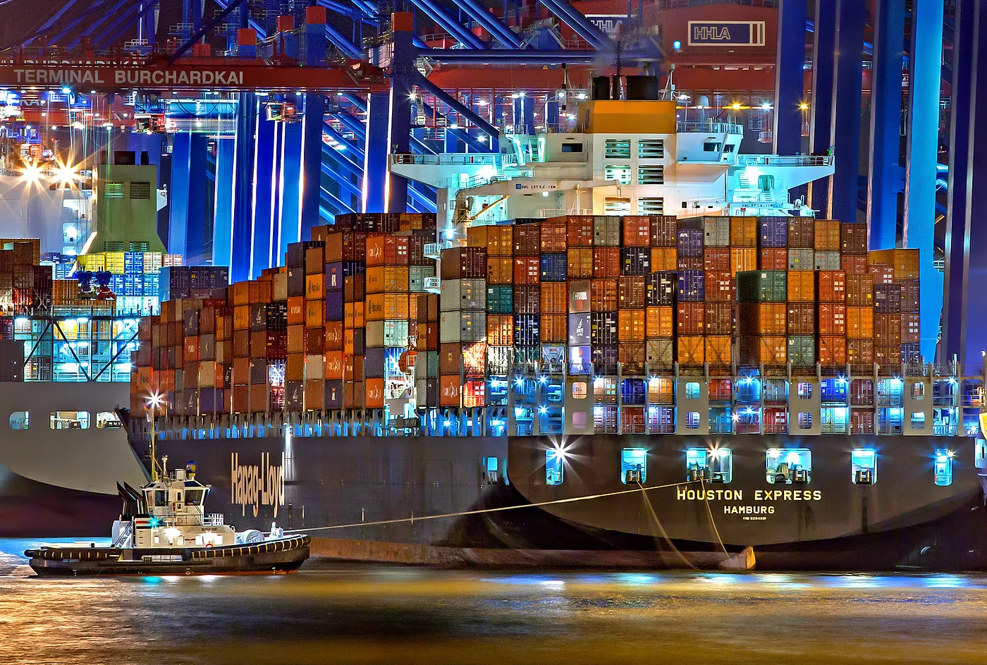 container ship image
